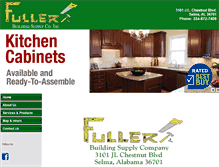 Tablet Screenshot of fullerbuildingsupply.com